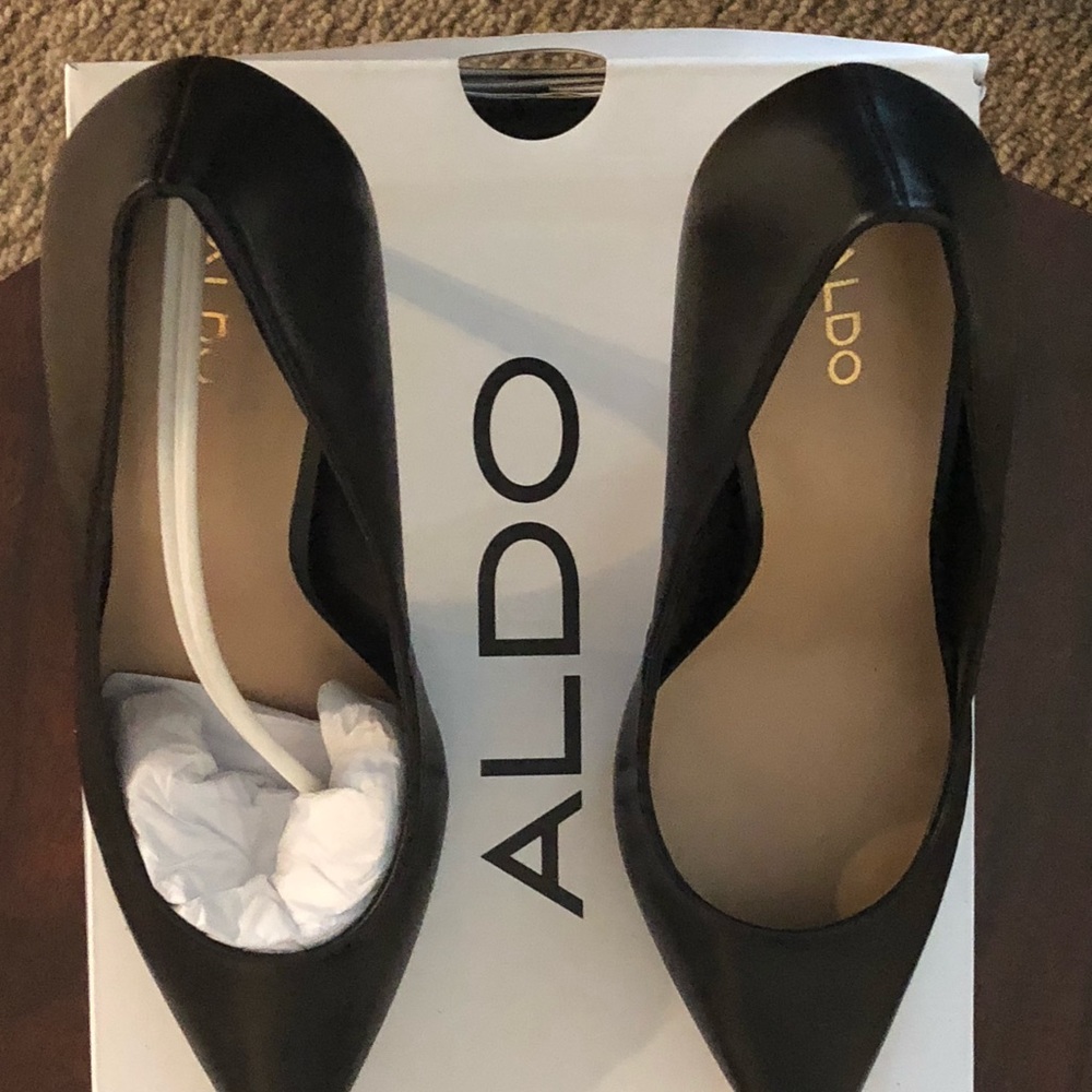 Black Aldo heels